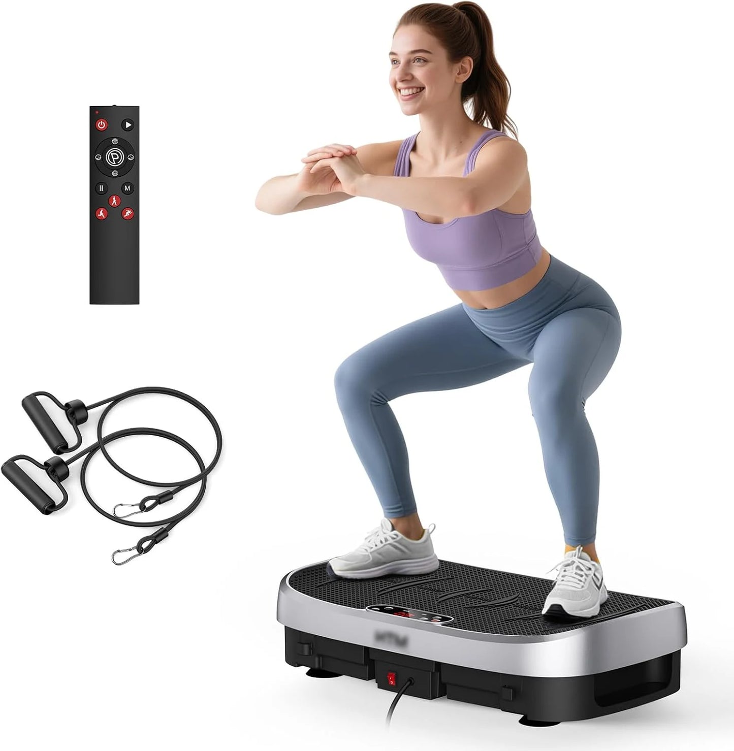 Vibration Plate Exercise Machine With Quiet App Control
