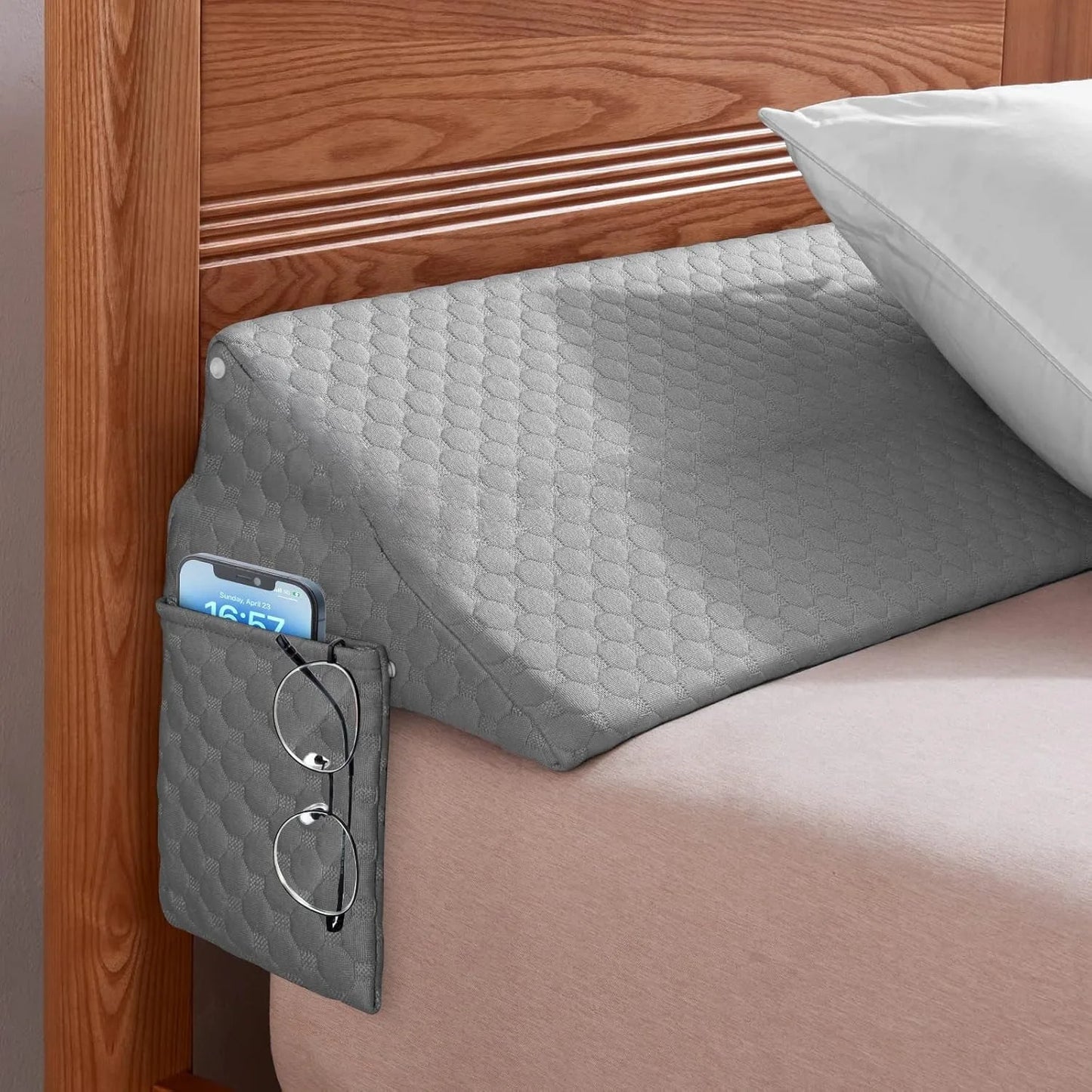 Elafy Bed Wedge Pillow Gap Filler For Mattress And Headboard