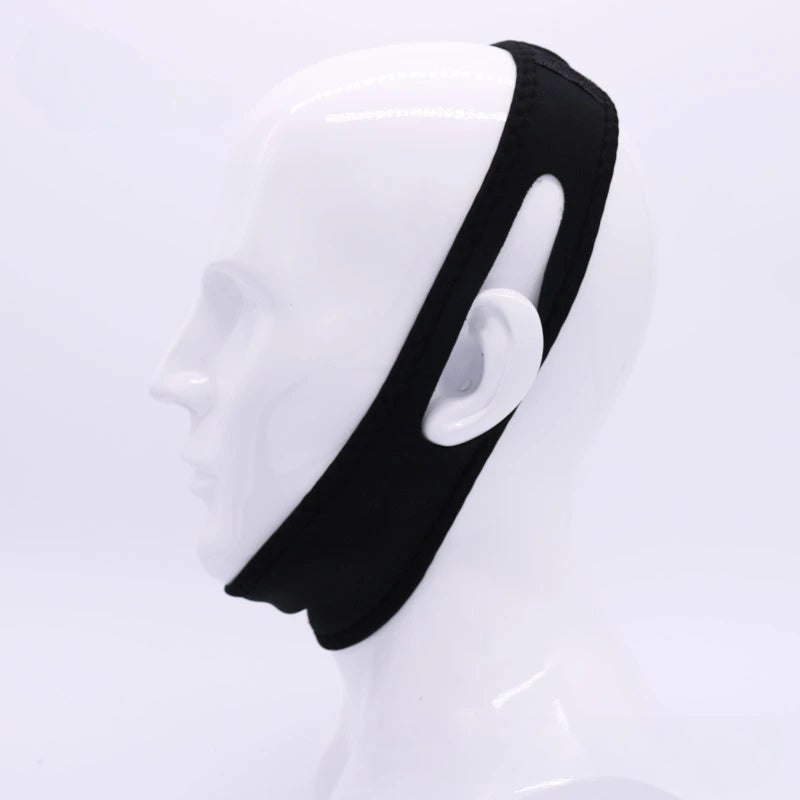 New Neoprene Anti Snore Chin Strap Sleep Apnea Jaw Support