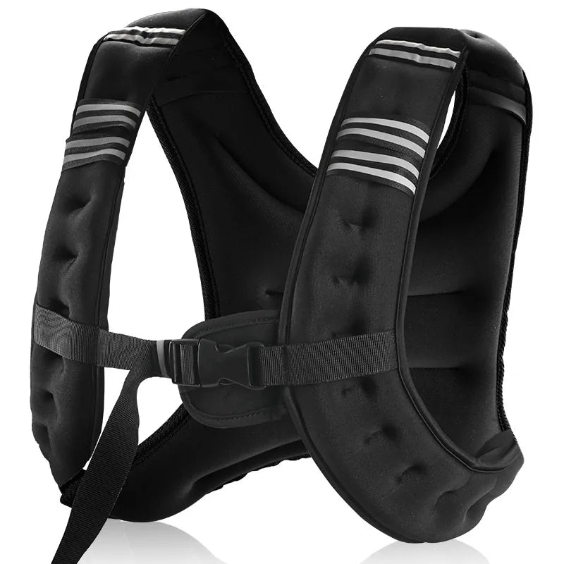 Weight Vest With Reflective Stripe For Workout And Running Training