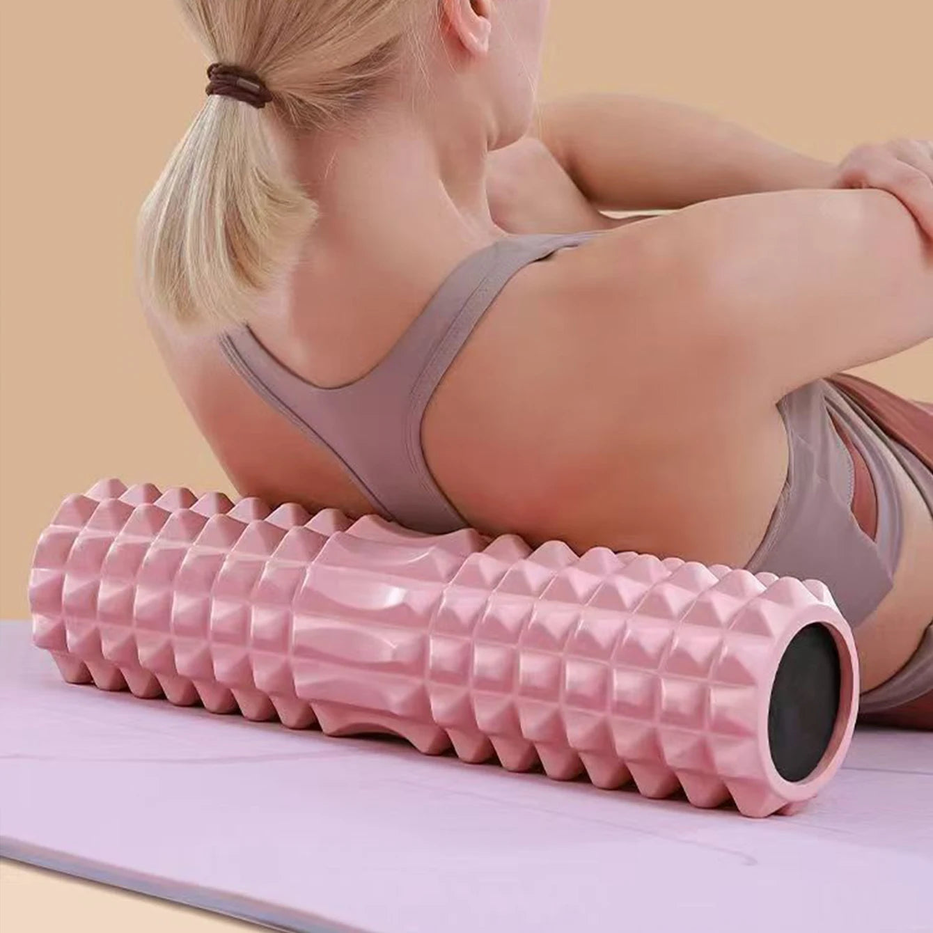 Crescent Solid Foam Yoga Post For Fitness And Pilates