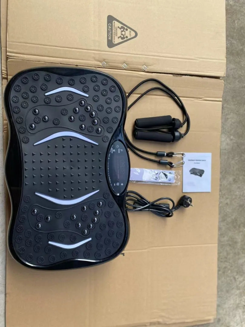 Full Body Vibration Plate Machine With Remote And Resistance Bands