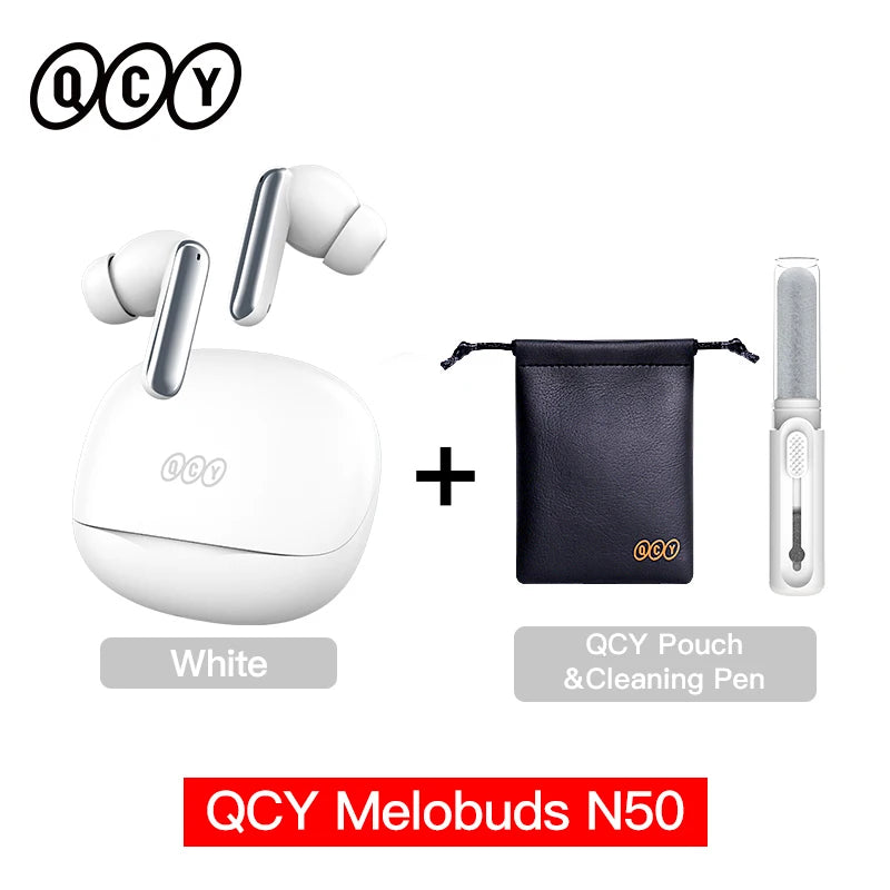 QCY Melobuds N50 ANC Wireless Earphones Bluetooth 5.4 Multi-Point